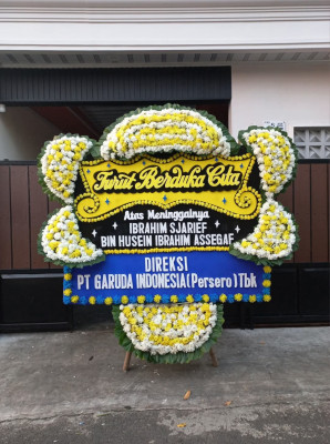 Papan Bunga Duka di Seloharjo